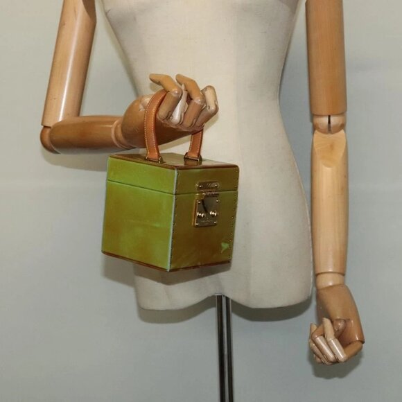 LOUIS VUITTON Monogram Vernis Bleecker Pouch Baby Blue - Picture 1 of 16
